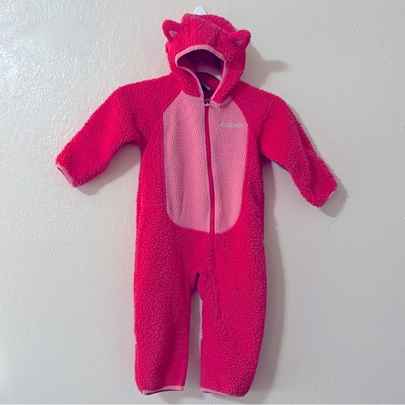 Columbia, Foxy Baby Sherpa Bunting - Infant Girls' size 18 - 24 months - Picture 1 of 8
